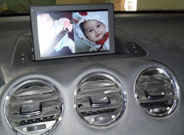 Foto en Pantalla del GPS peugeot